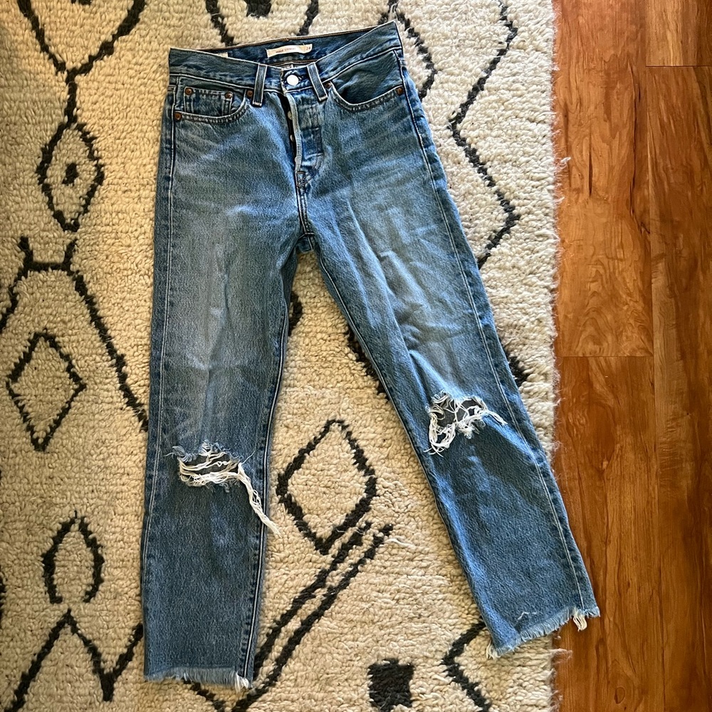 Wedgie Straight Levis